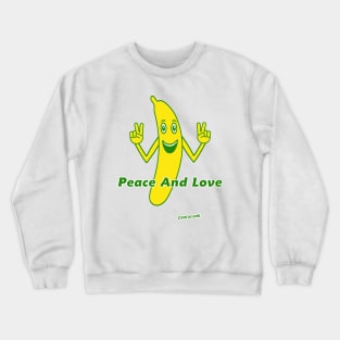 Peace And Love Crewneck Sweatshirt